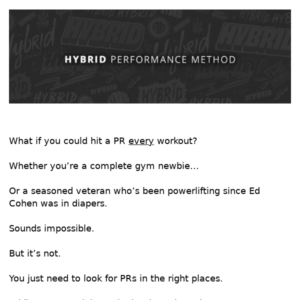 HYBRID Performance Method