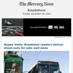 Happy trails: Roadshow readers deliver shout-outs for jobs well done