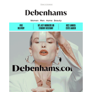 Debenhams welcome to the new Debenhams