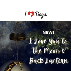 NEW - I Love You To The Moon & Back Lantern🌙