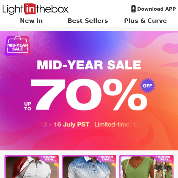 Off LightInTheBox COUPON CODE: (14 ACTIVE) August 2023
