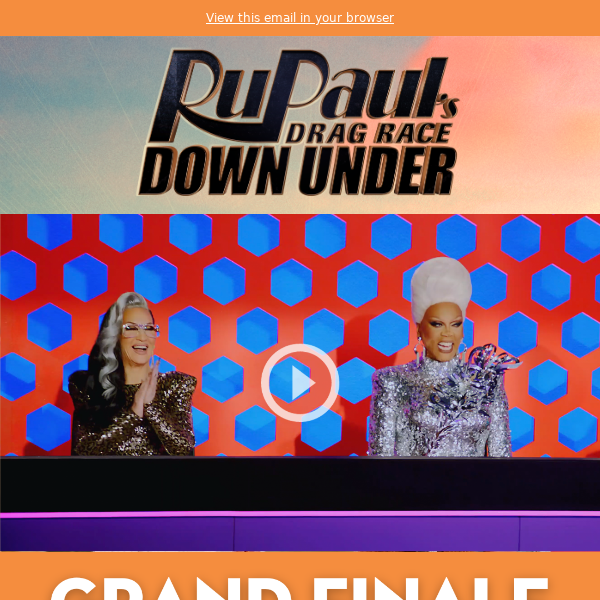 THE FINALE IS HERE! RuPaul's Drag Race Down Under 🏁