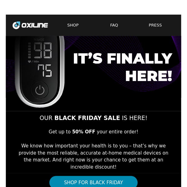 Hey, our Black Friday Sale is here! 💰 - Oxiline