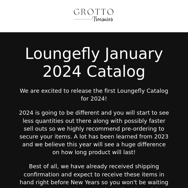 Loungefly January 2024 is now available!