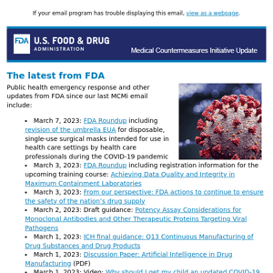 Advanced manufacturing updates | Register now for March and April events