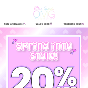20% OFF SITEWIDE STARTS NOW! ☀️