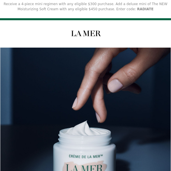 Nighttime repair with Crème de la Mer