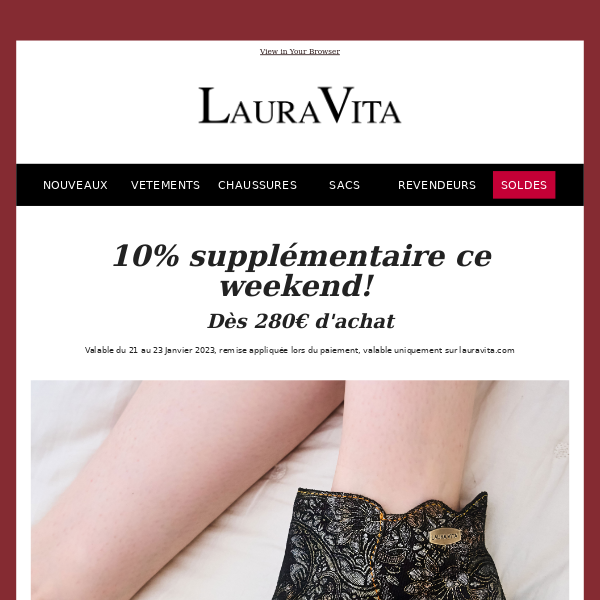 10% supplémentaire ce weekend! 😍