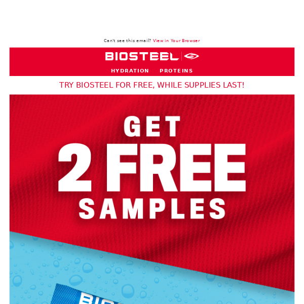 FREE BioSteel Water Bottle or Shaker Cup - Hunt4Freebies