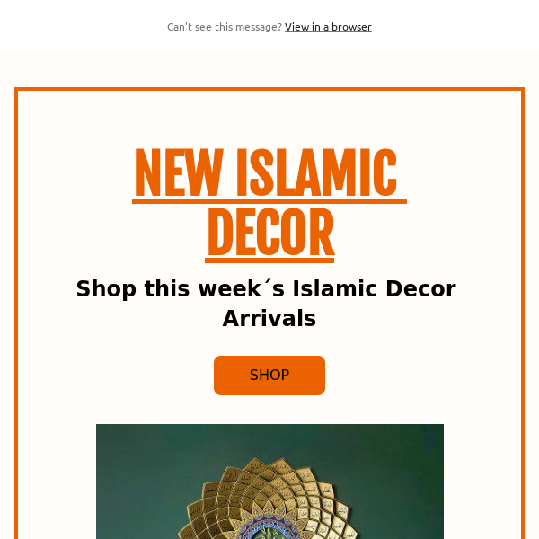 New Islamic Decor Arrivals