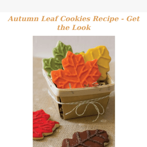 Leaf Cookies – Shapes & Decorating Ideas 🍁