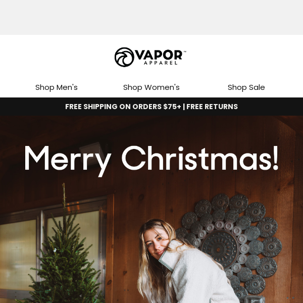 Merry Christmas from Vapor Apparel!