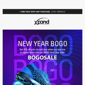New Year BOGO: 25% off your second item ⚡