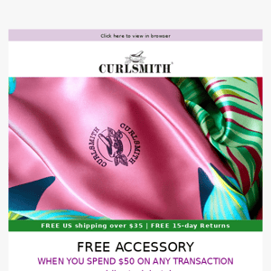 🧣 Get a FREE satin scarf