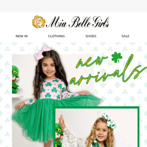 the CUTEST collection JUST dropped 🍀🤞