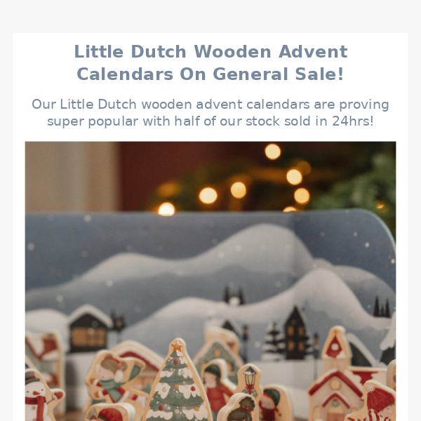 Little Dutch Advent Calendars On General Sale NOW👀