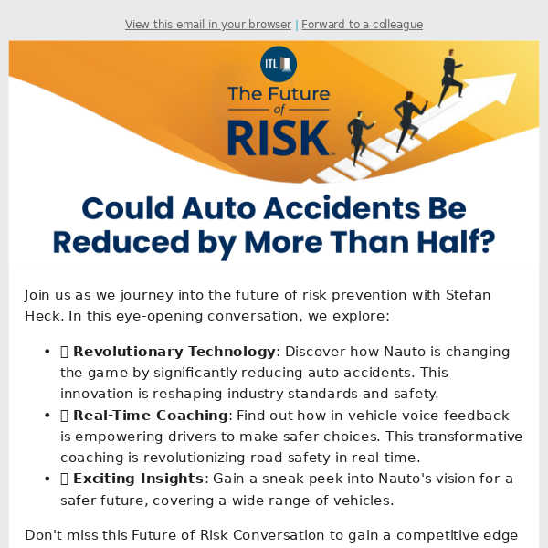 Read Now: Future of Risk Conversation - Could Auto Accidents Be Reduced by More Than Half?