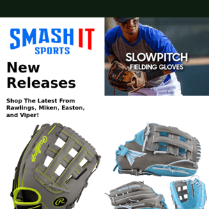 New Slowpitch Fielding Gloves - In Stock Now!