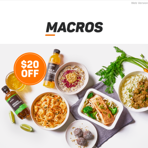 Try MACROS for less with $20 off