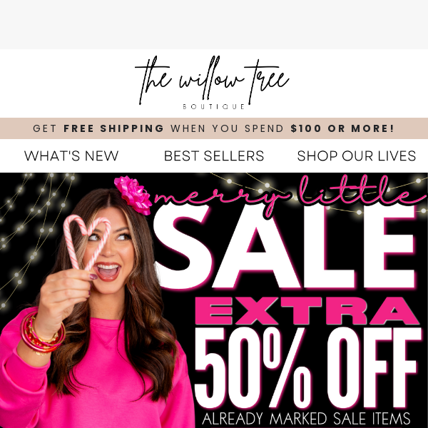 Merry Little SALE ❤️💖 EXTRA 50% OFF!