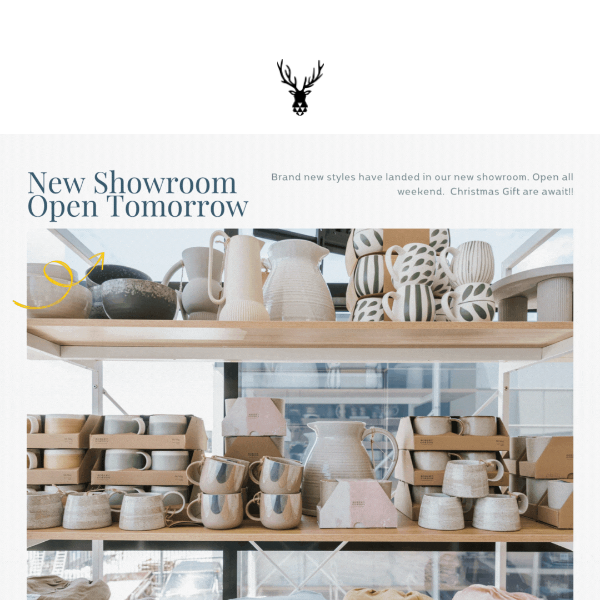 Showroom Open Tomorrow 10am-3pm 🥳