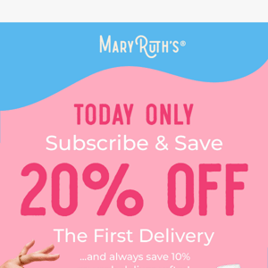 20% off auto-delivery until tonight