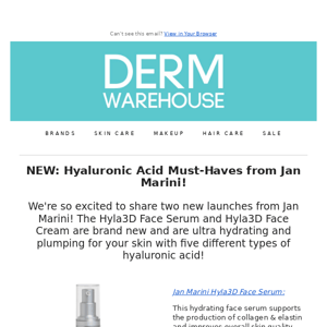 New from Jan Marini: Hydrating Must-Haves!