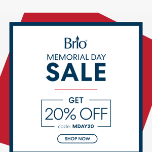 Memorial Day Sale | Save 20%