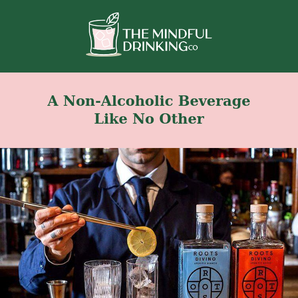 The Mindful Drinking Co, Now Available Roots Divino