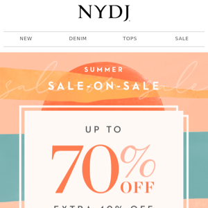 Up to 70% Off JUST Started!