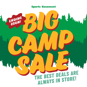 Save 25% during our Big Camp Sale