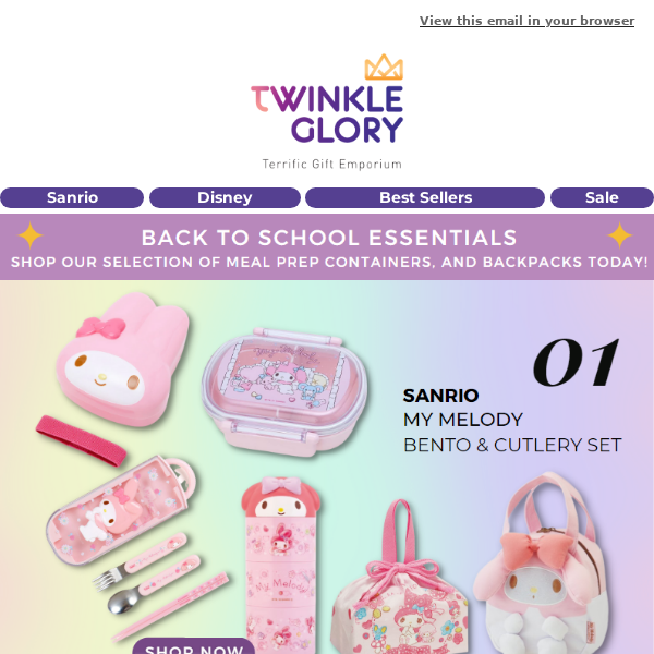 Hey Twinkle Glory! Hungry for some Back to School essentials?