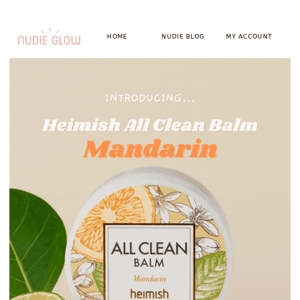 NEW: Heimish All Clean Balm... Mandarin? 🍊🧡