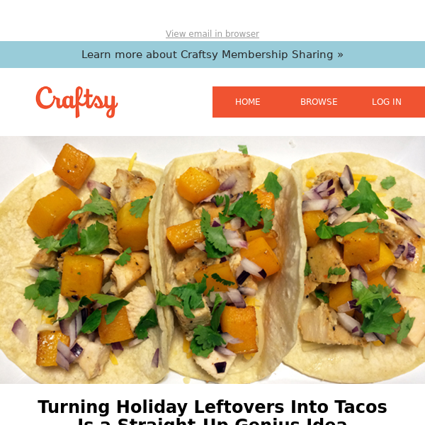 Turning Holiday Leftovers Into Tacos Is a Straight-Up Genius Idea