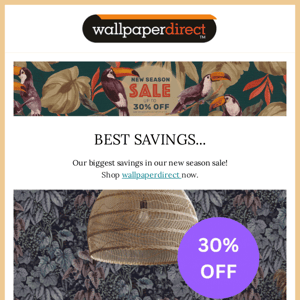 Our BEST savings in the sale...