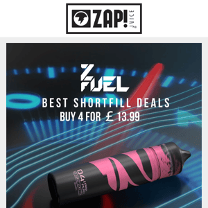 Buy 4 shortfills for ￡13.99 deals！👏Fuel yourself now!