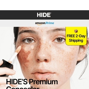 Save $10 on HIDE's Premium Concealer