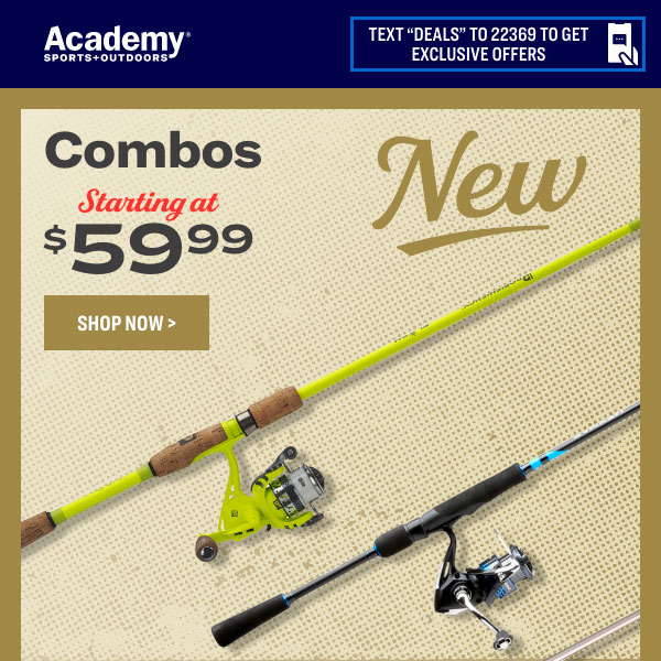 🎣Catch NEW Fishing Combos, Starting at $59.99