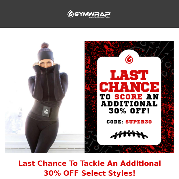 LAST CHANCE: ADDITIONAL 30% OFF! 🏈