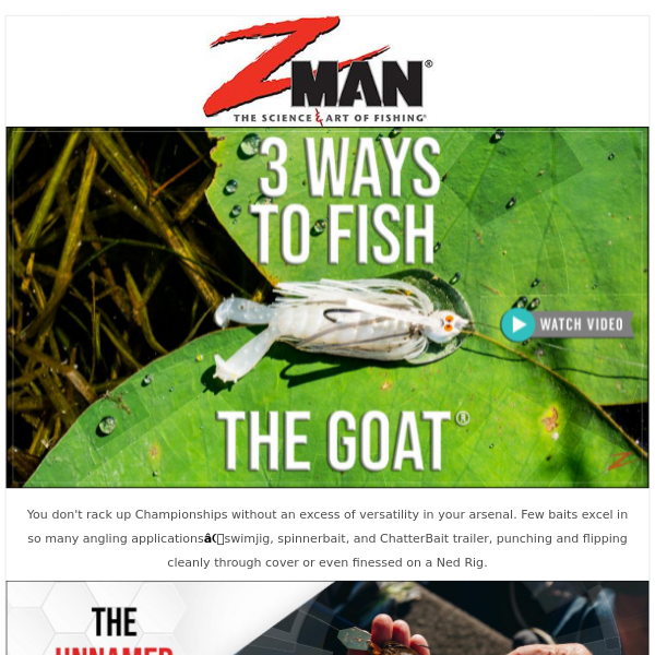 3 Ways to Fish The GOAT