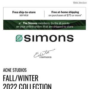 New from Acne Studios at Édito
