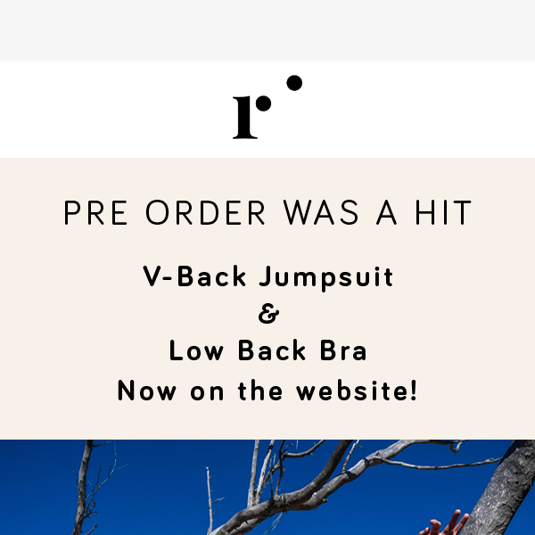 Get your V Back Jumpsuit!