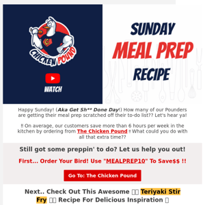 👀 Meal Prep Recipe Inside! 🐔👊🏼 Teriyaki Stir Fry