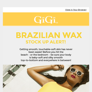 Love Brazilian Waxes? 💝