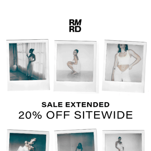 Last Day for 20% Off