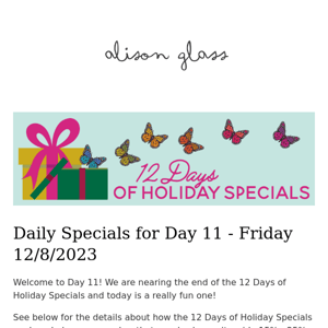 12 Days of Holiday Specials - Day 11