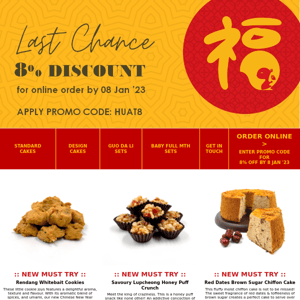 {LAST CHANCE PROMO} Hop into CNY 2023 with Handmade Goodness now!