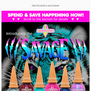 6 NEW polishes + spend & save happening now!