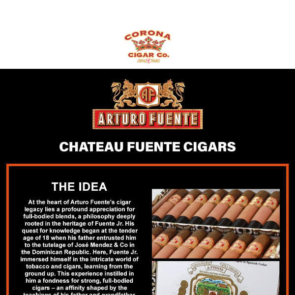 Arturo Fuente Chateau Fuente's Iconic Lineup