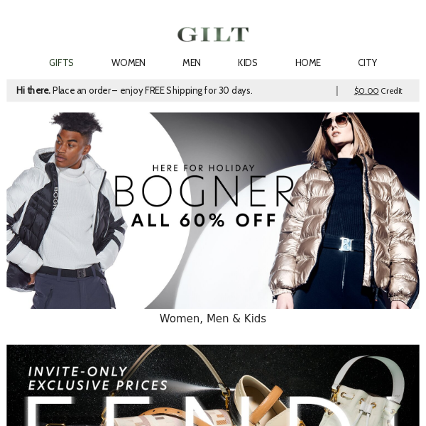 Bogner All 60% Off | FENDI: Invite-Only Exclusive Prices